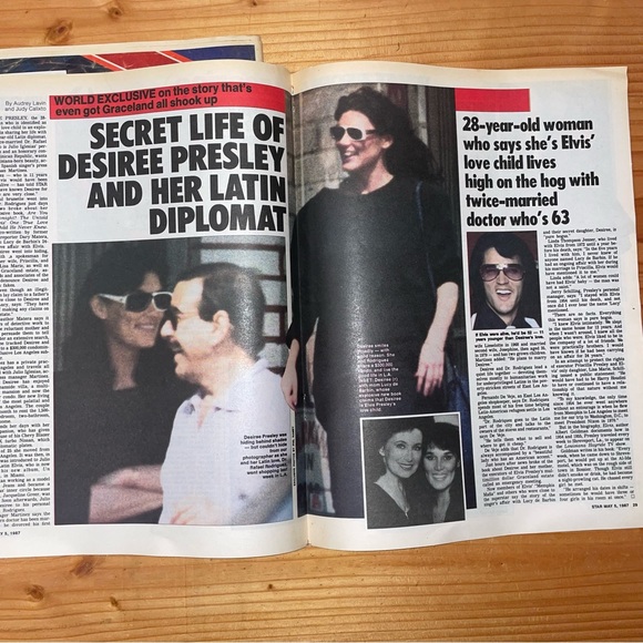 VINTAGE 1987 ELVIS MAGAZINE TABLOID National Enquirer/Star Ephemera Memorabilia - Picture 5 of 6